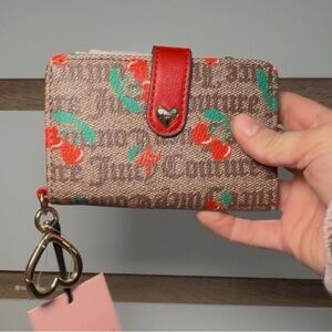 Juicy Couture Brown and Red Wallet